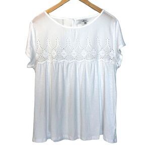 Jachs Girlfriend New York Eyelet T Shirt